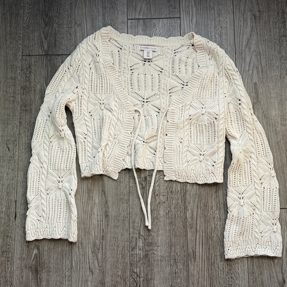 Sincerely Jules cropped sweater
